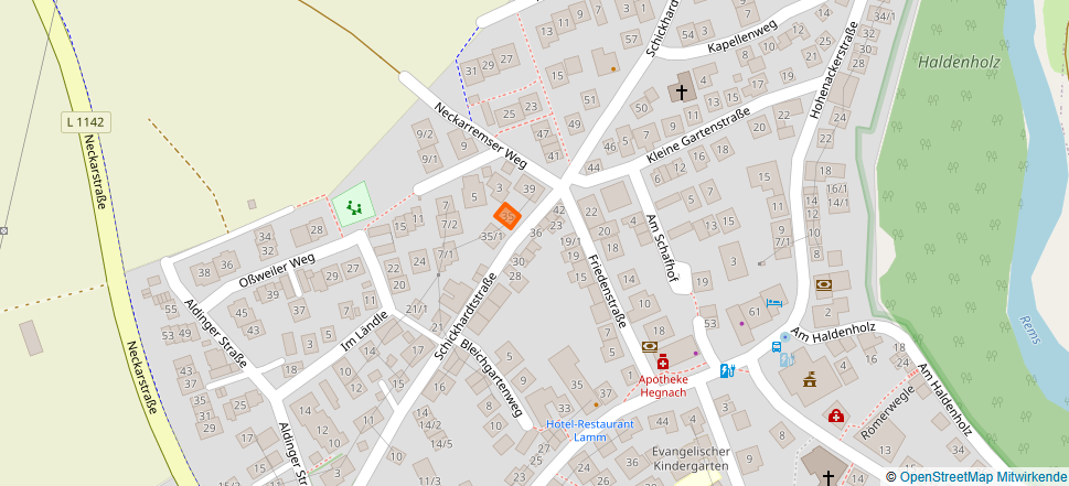 Anfahrt zu ND Stuckateur in Waiblingen